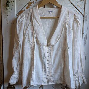 Reformation Organic Cotton Blend Blouse